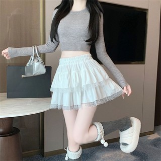 Váy xoè ngắn chất voan 3 tầng phối ren 2 màu có quần bảo hộ VANISA CT467