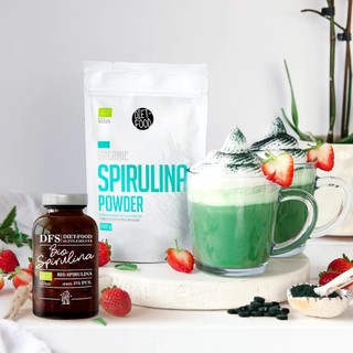 Bột Tảo Xoắn Spirulina Hữu Cơ Diet-Food Organic Spirulina Powder 200g