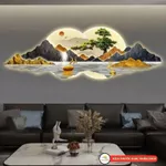 Tranh treo tường phong thủy Mã đáo thành công Tráng Gương cao cấp kèm LED Decor phòng khách mang sự thịnh vượng. may mắn — ảnh 3
