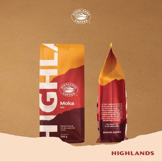 Cà Phê Rang Xay Moka Highlands Coffee 200g