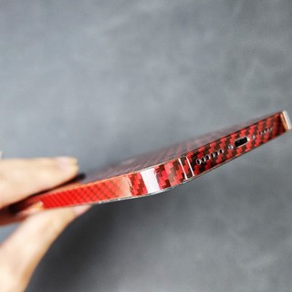 Miếng Dán Skin Carbon Đỏ 9D Dành Cho ip 12 - 17promax