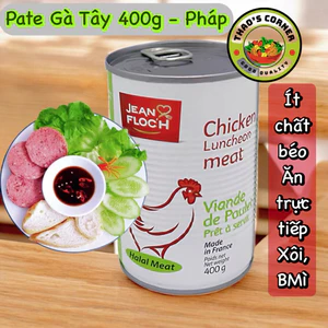 {Date 2028} Pate Gà [Chicken Luncheon Meat] Jean Floc’h 400g - Pháp (Thịt gà)