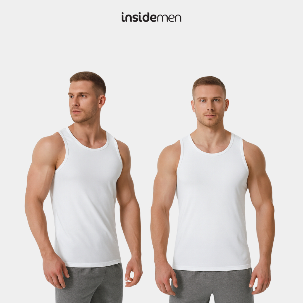 [Combo 2/Combo 3] Áo Ba Lỗ Tanktop mặc trong Nam Insidemen cotton thấm hút thoáng mát ITL001EXP02