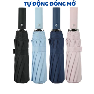 ô che mưa gấp gọn 10 nan cao cấp, đóng mở tự động.Ô che nắng chống tia UV và chống thấm nước