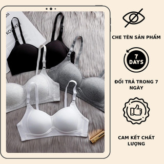 Áo ngực nữ không gọng đệm mút mỏng ôm ngực thoáng mát, Áo lót nữ học sinh chất cotton mềm mại A838