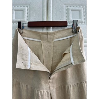 [JUNE LINEN] QD01-Quần tầng lưng tây ống 45cm, chất Linen tưng bố premium washed.