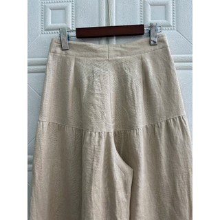 [JUNE LINEN] QD01-Quần tầng lưng tây ống 45cm, chất Linen tưng bố premium washed.