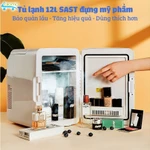 ( Giá tốt )Tủ lạnh mini 12L SAST( Đen Trắng ) làm lạnh nhanh với 2 chế độ Làm lạnh + Hâm nóng cho gia đình và trên ô tô, — ảnh 7