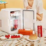 ( Giá tốt )Tủ lạnh mini 12L SAST( Đen Trắng ) làm lạnh nhanh với 2 chế độ Làm lạnh + Hâm nóng cho gia đình và trên ô tô, — ảnh 8