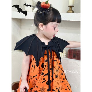 [ Tutuchan ] Kẹp tóc Hallowen bí ngô, phụ kiện kẹp tóc