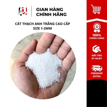 (Bao 25KG) Cát Thạch Anh Trắng Cao Cấp A12 Lọc Nước và Trang Trí Bể Thủy Sinh