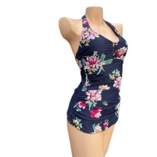 (Xả kho) Áo bơi tankini dáng suông kín đáo, chất vải thun lạnh co giãn tốt hàng VNXK