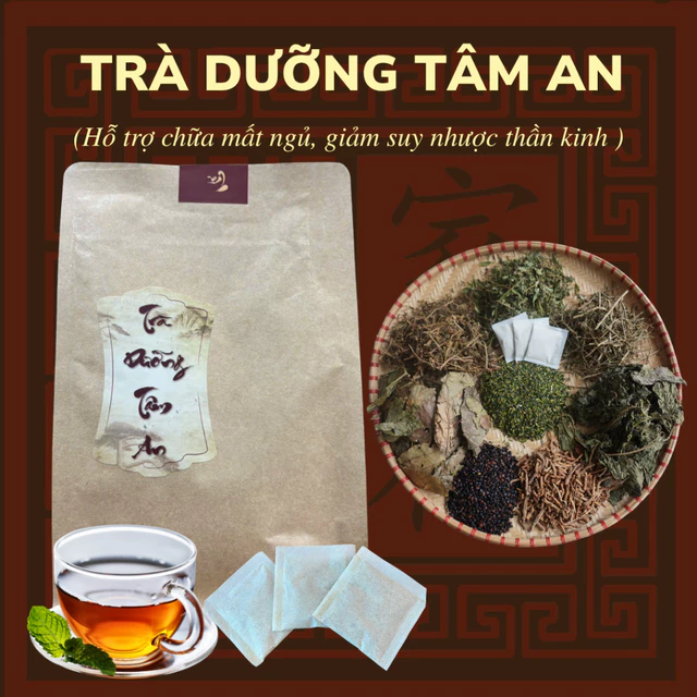 Trà Dưỡng Tâm An – Trà Thảo Dược An Thần, Ngủ Ngon, Giảm Mất Ngủ