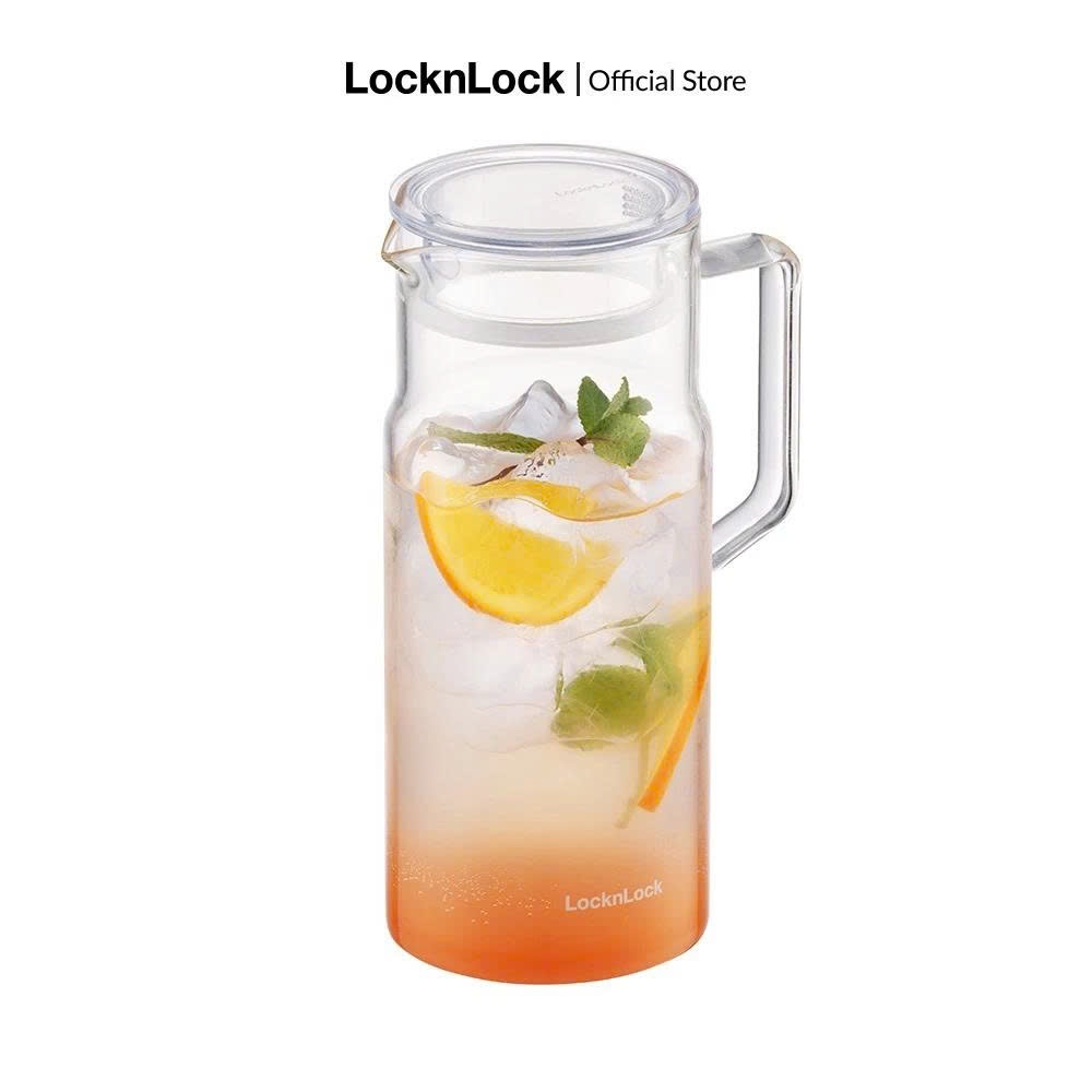 Bình Nước Thủy Tinh Chịu Nhiệt Borosilicate LocknLock LLG6100 (1.2L) LLG619 (1.3L) - K-MALL