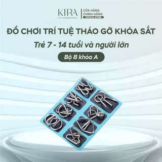 Đồ chơi trí tuệ tháo gỡ khóa sắt – trò chơi câu đố xếp hình logic cho bé 7-14 tuổi
