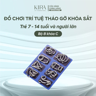 Đồ chơi trí tuệ tháo gỡ khóa sắt – trò chơi câu đố xếp hình logic cho bé 7-14 tuổi
