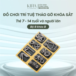 Đồ chơi trí tuệ tháo gỡ khóa sắt – trò chơi câu đố xếp hình logic cho bé 7-14 tuổi
