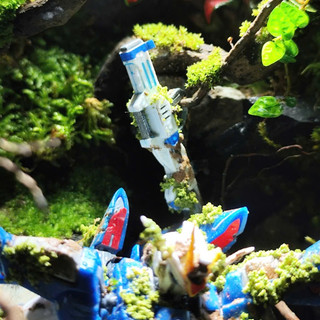 Terrarium " Gundam Chương Sử Cuối Cùng " Món quà đặc biệt cho bạn trai, gundam decor bàn học