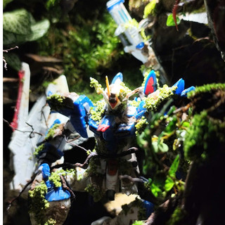 Terrarium " Gundam Chương Sử Cuối Cùng " Món quà đặc biệt cho bạn trai, gundam decor bàn học