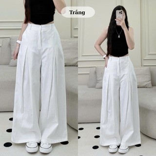 Quần Kaki Ống Suông Nữ Form Rộng Có Chun Sau Quần Dài Nữ Đi Học Đi Làm, Phong Cách Năng Động Dễ Phối Quankaki46