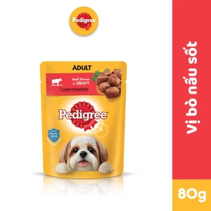 PEDIGREE Thức ăn cho chó dạng sốt - 80g
