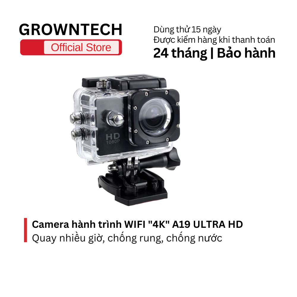 [Top Value] Camera hành trình WIFI 4K A19 ULTRA HD chống rung quay ...