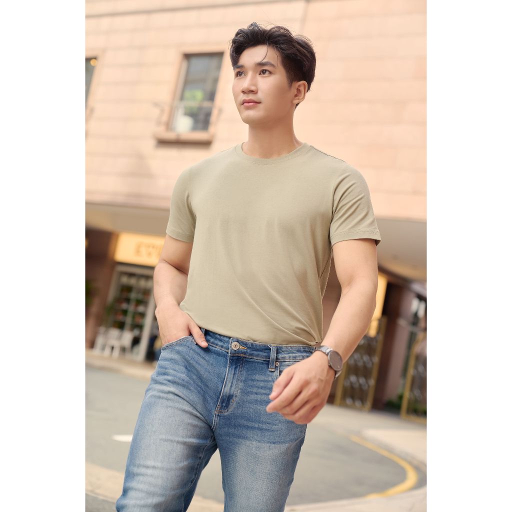 Quần Jean Nam Dáng Tapered Chất Liệu Cotton Co Giãn Thoải Mái NINOMAXX 2207015