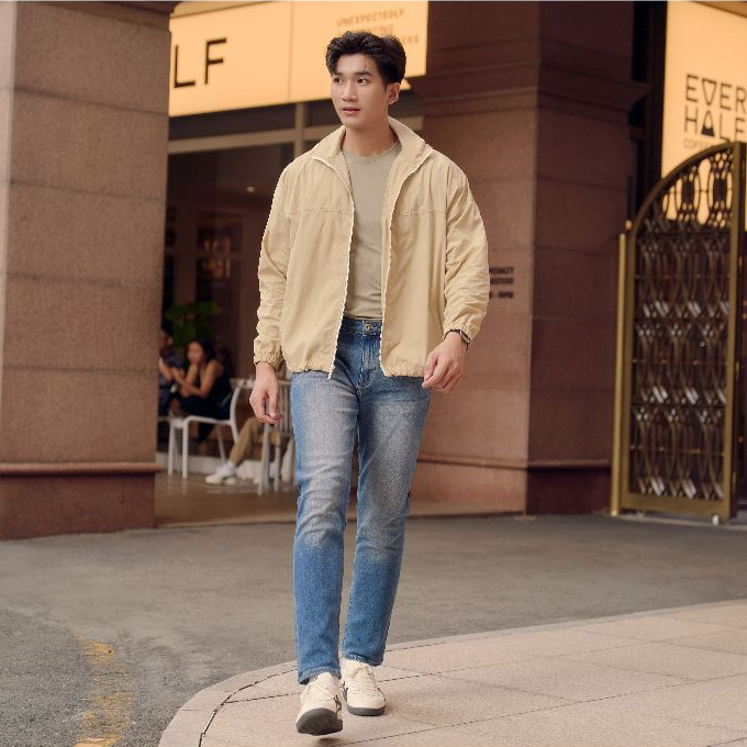 Quần Jean Nam Dáng Tapered Chất Liệu Cotton Co Giãn Thoải Mái NINOMAXX 2207015