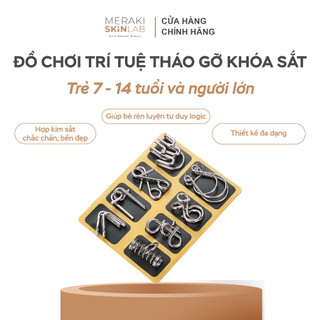 Đồ chơi trí tuệ tháo gỡ khóa sắt – trò chơi câu đố xếp hình logic cho bé 7-14 tuổi