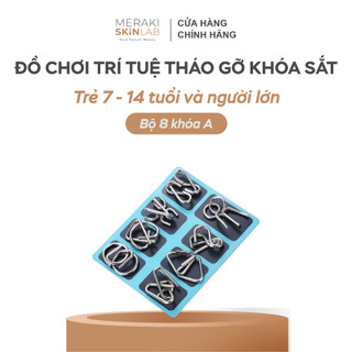 Đồ chơi trí tuệ tháo gỡ khóa sắt – trò chơi câu đố xếp hình logic cho bé 7-14 tuổi
