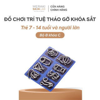 Đồ chơi trí tuệ tháo gỡ khóa sắt – trò chơi câu đố xếp hình logic cho bé 7-14 tuổi