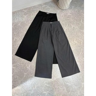 Quần tây nữ công sở - quần tây suông xếp ly ống rộng nhiennhienvintage NQT00003
