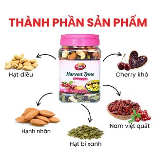 Thập Cẩm Hạt Và Trái Cây Sấy Harvest Tyme Dan D Pak I Harvest Tyme | 454g