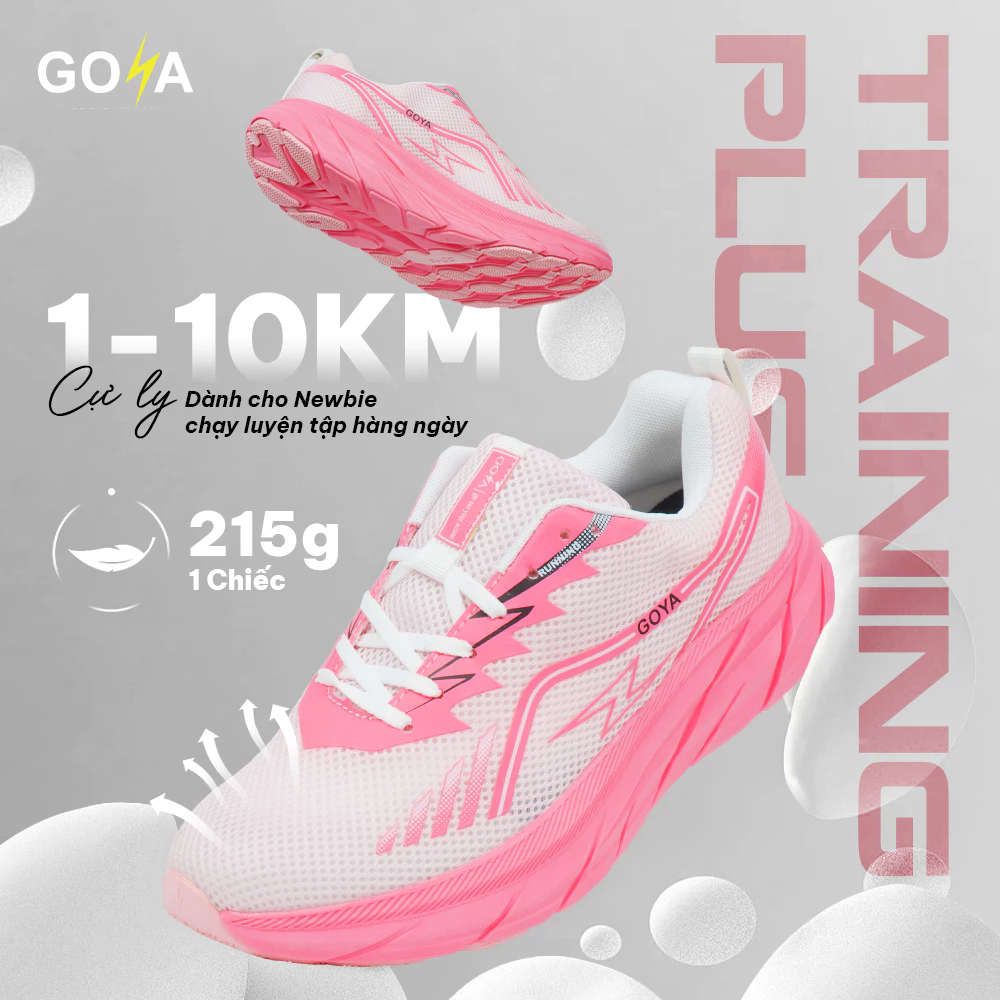 Giày thể thao chạy bộ nam nữ Goya Plus năm 2025 - Tổng hơp những màu đặc biệt