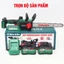 Máy cưa xích WF-CS12CP workfix lam 12 inch tra nhớt tự động, cưa cây, tỉa cành, chân pin phổ thông