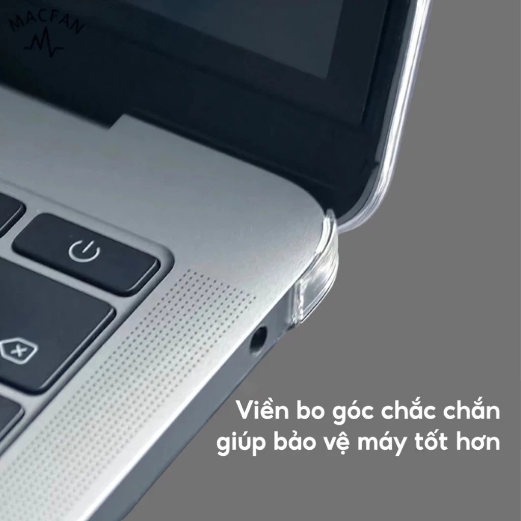 Case Ốp Trong Suốt TPU - Bảo Vệ MácBook Air/Pro M1 M2 13-16 inch - Chống Va Đập, Chống Xước