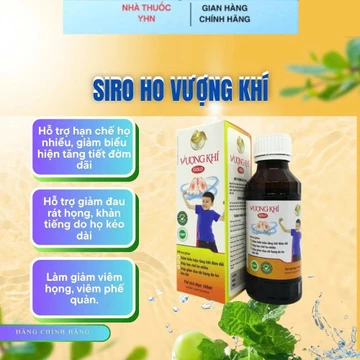 Siro Ho Thảo Dược Cao Lỏng Vượng Khí – Giúp Giảm Ho, Long Đờm, Hỗ Trợ Hô Hấp Khỏe Mạnh