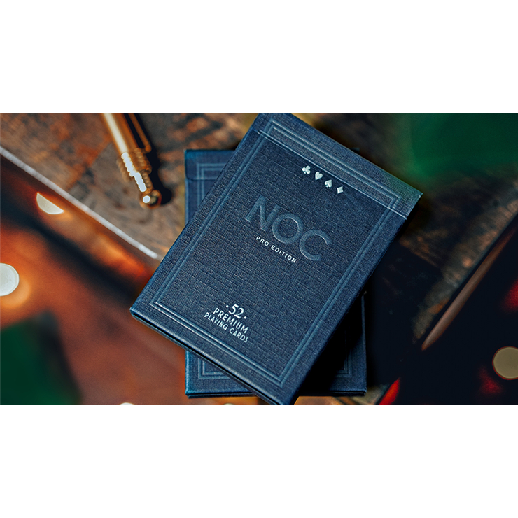 SOLOMAGIA NOC Pro 2021 (Bleu Marine) Jeu De Cartes Marqué – Le Deck Ultime Pour Magiciens Et Cardistes