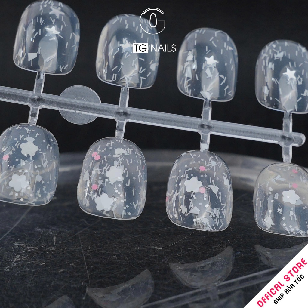 Sơn gel nhũ lấp lánh thương hiệu TG cọ tròn chai 10g