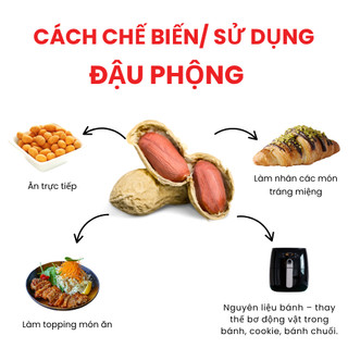 Đậu Phộng Mè Trắng Dan D Pak I Peanuts - White sesame I 650g