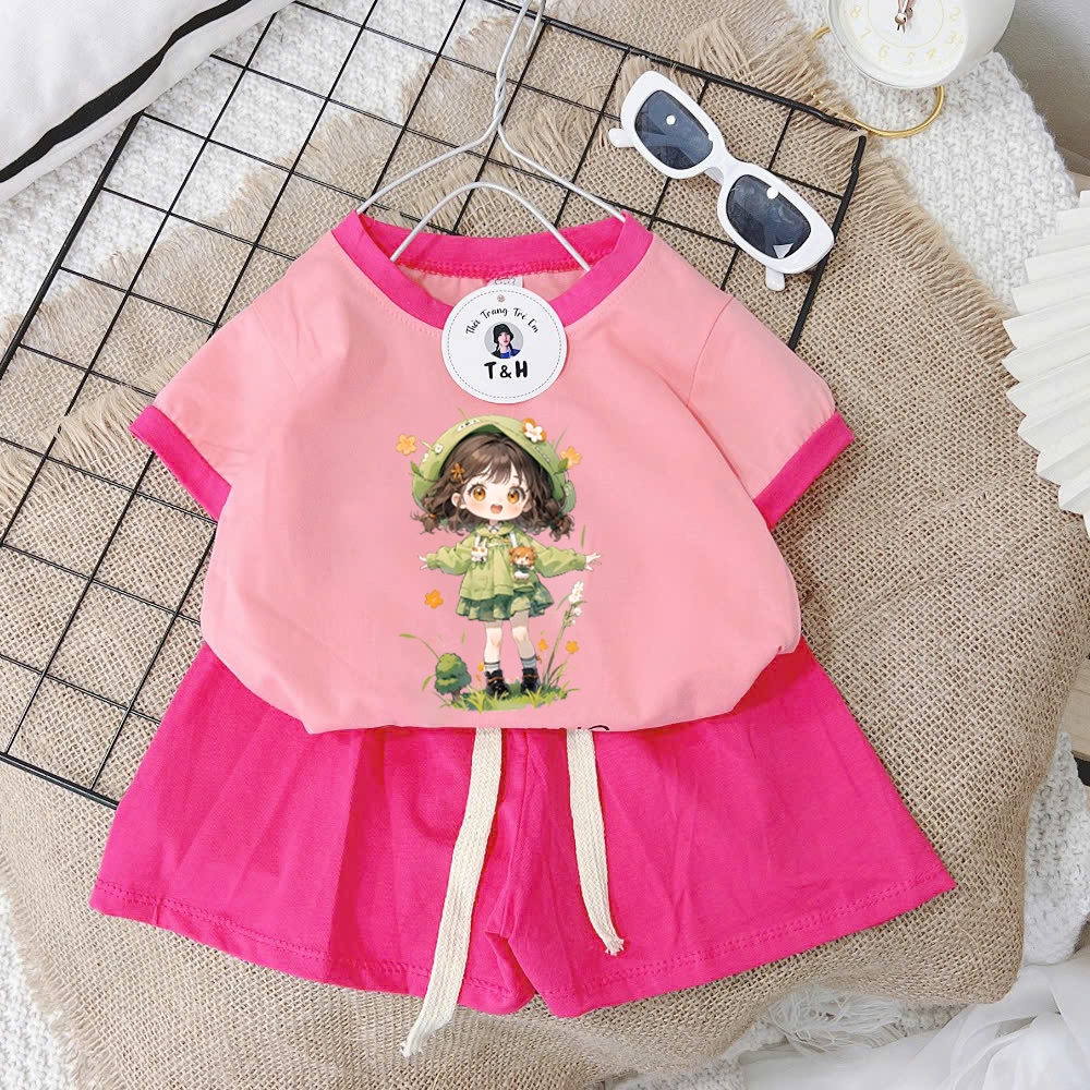 👕👖 ĐỒ BỘ BÉ GÁI – CHO BÉ THÊM ĐÁNG YÊU VÀ THOẢI MÁI 🌸 12-40kg IP44