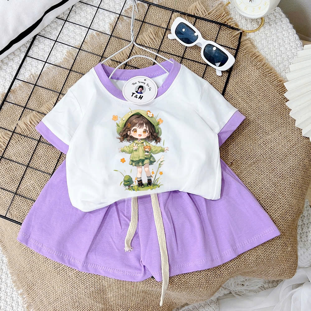 👕👖 ĐỒ BỘ BÉ GÁI – CHO BÉ THÊM ĐÁNG YÊU VÀ THOẢI MÁI 🌸 12-40kg IP44