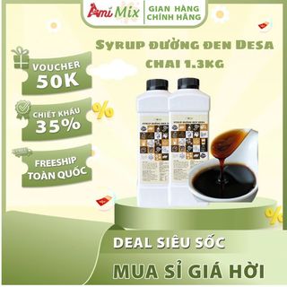 Syrup Đường Đen Desa 1.3kg – Đậm Đà Chuẩn Vị Trà Sữa