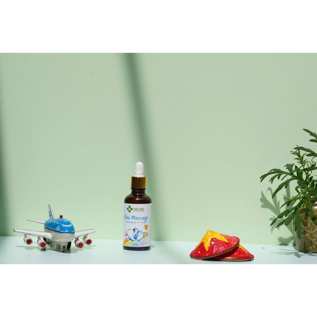 Dầu massage cho bé I SingSong I thư giãn, dưỡng ẩm, dễ ngủ cho cả Mẹ và Bé - 50ml
