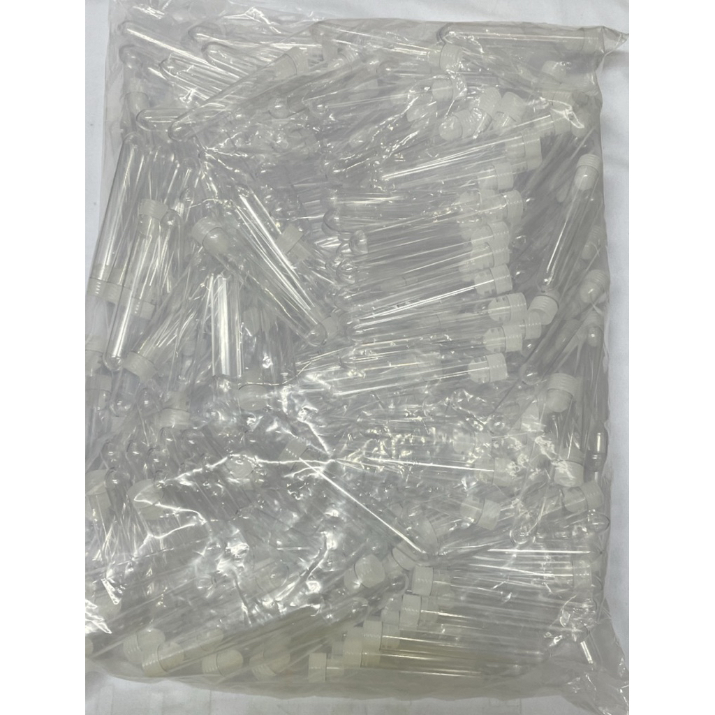 Bịch 250 Ống nghiệm nhựa có nắp 10ml – Dụng cụ y tế, phòng thí nghiệm