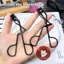 Kẹp Mi Perfect Diary Vỏ Đen Thép Không Gỉ, Kèm Đệm Silicon Thay Thế