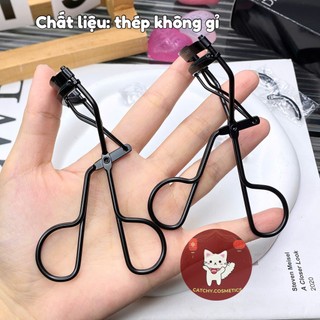 [PERFECT DIARY] Kẹp Mi Perfect Diary Vỏ Đen Thép Không Gỉ, Kèm Đệm Silicon Thay Thế