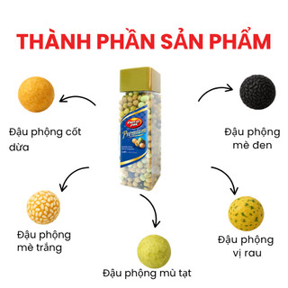 Thập Cẩm Đậu Phộng Crunchy Premium Dan D Pak I Crunchy Peanuts Snax Mix Premium I 650g