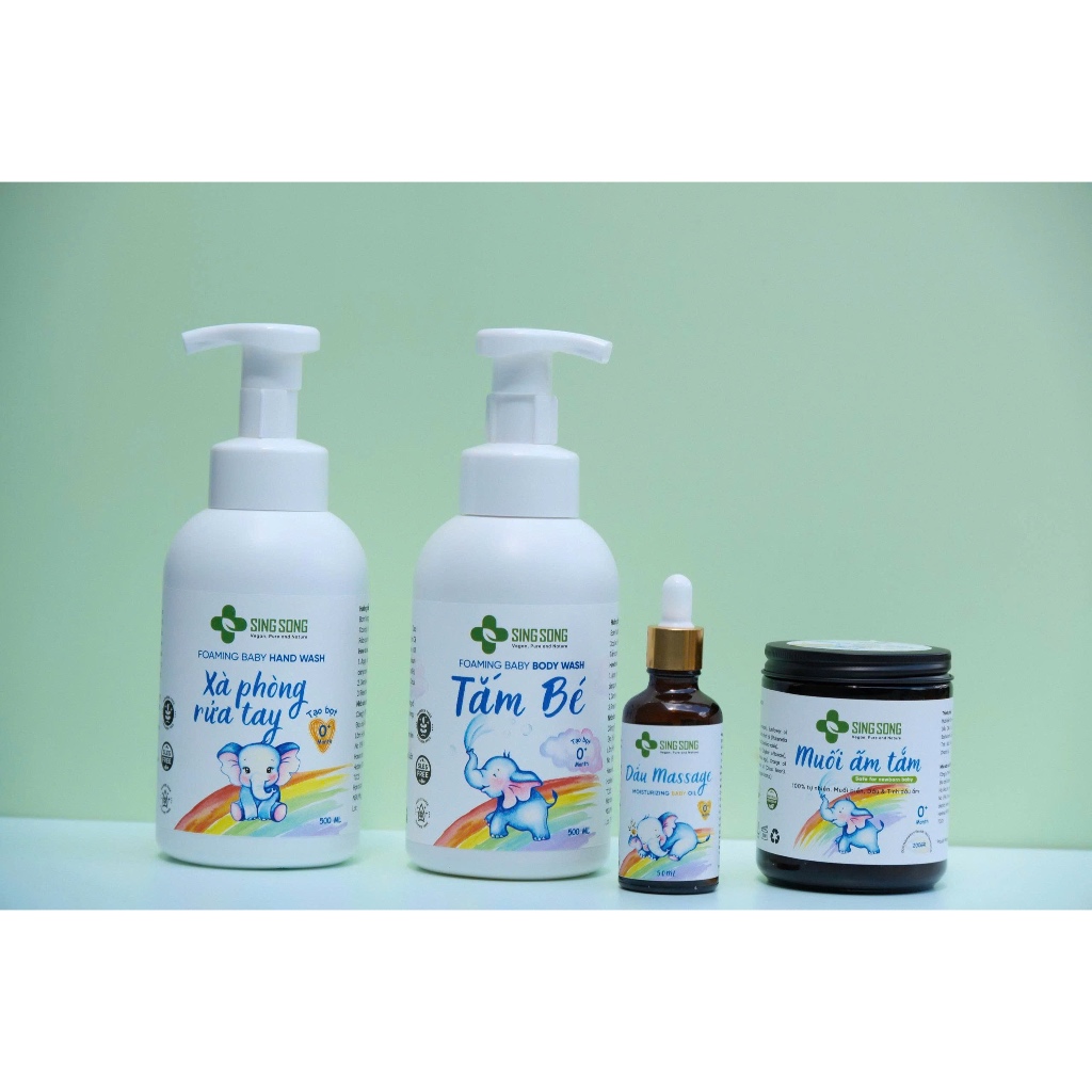 Dầu massage cho bé I SingSong I thư giãn, dưỡng ẩm, dễ ngủ cho cả Mẹ và Bé - 50ml