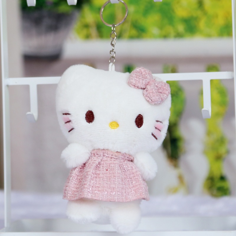 Gấu Nhồi Bông Hello Kitty, Sarion, Lotso, Capybara mini 15cm, Móc khóa Hello Kitty đáng yêu Yeli Shop